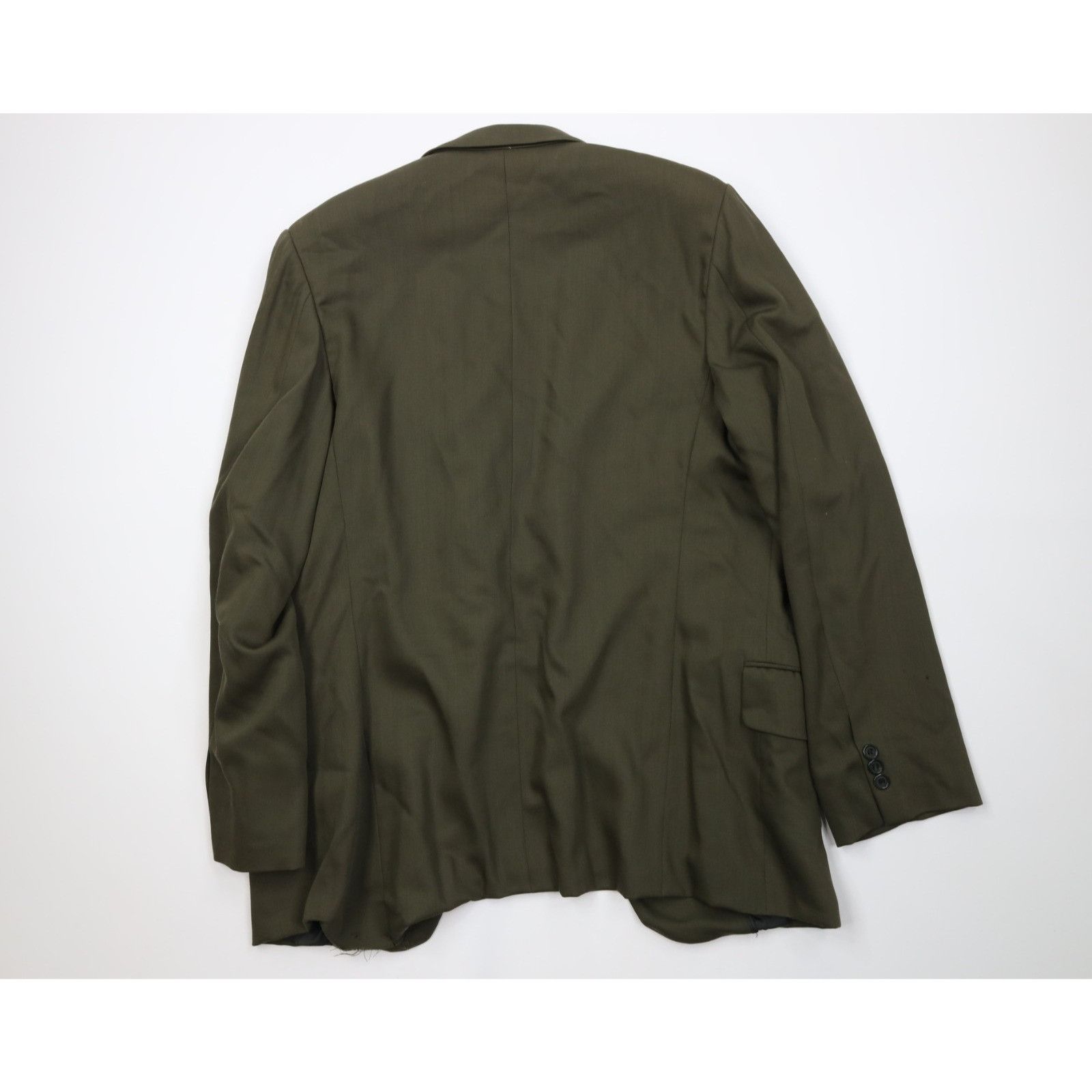 Vintage Vintage 90s Streetwear 2 Piece Rayon Gabardine Wool Suit Size 42R - 9 Thumbnail