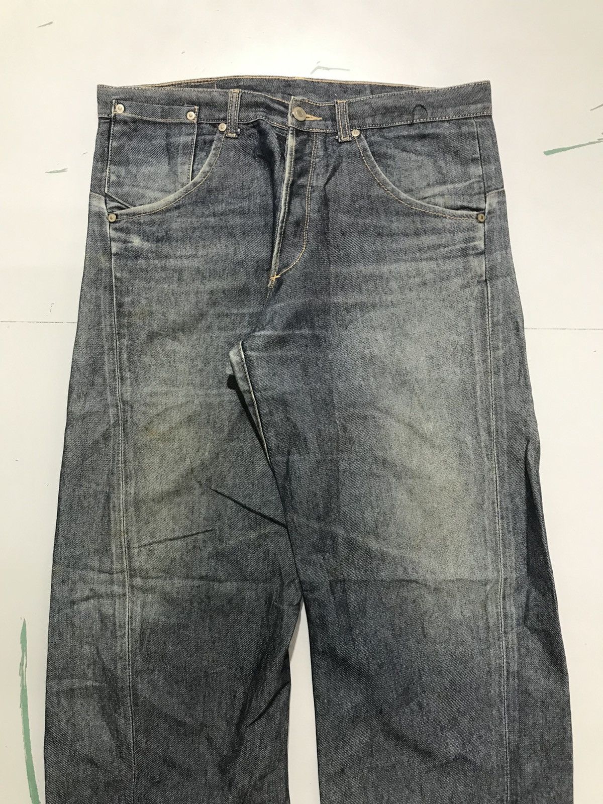 Levi's Vintage Levi’s engineer jeans denim Size US 34 / EU 50 - 4 Thumbnail