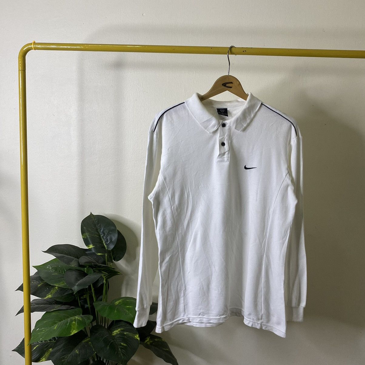 Nike Vintage 2000s Nike Golf Polo LS Tee Size US L / EU 52-54 / 3 - 1 Thumbnail