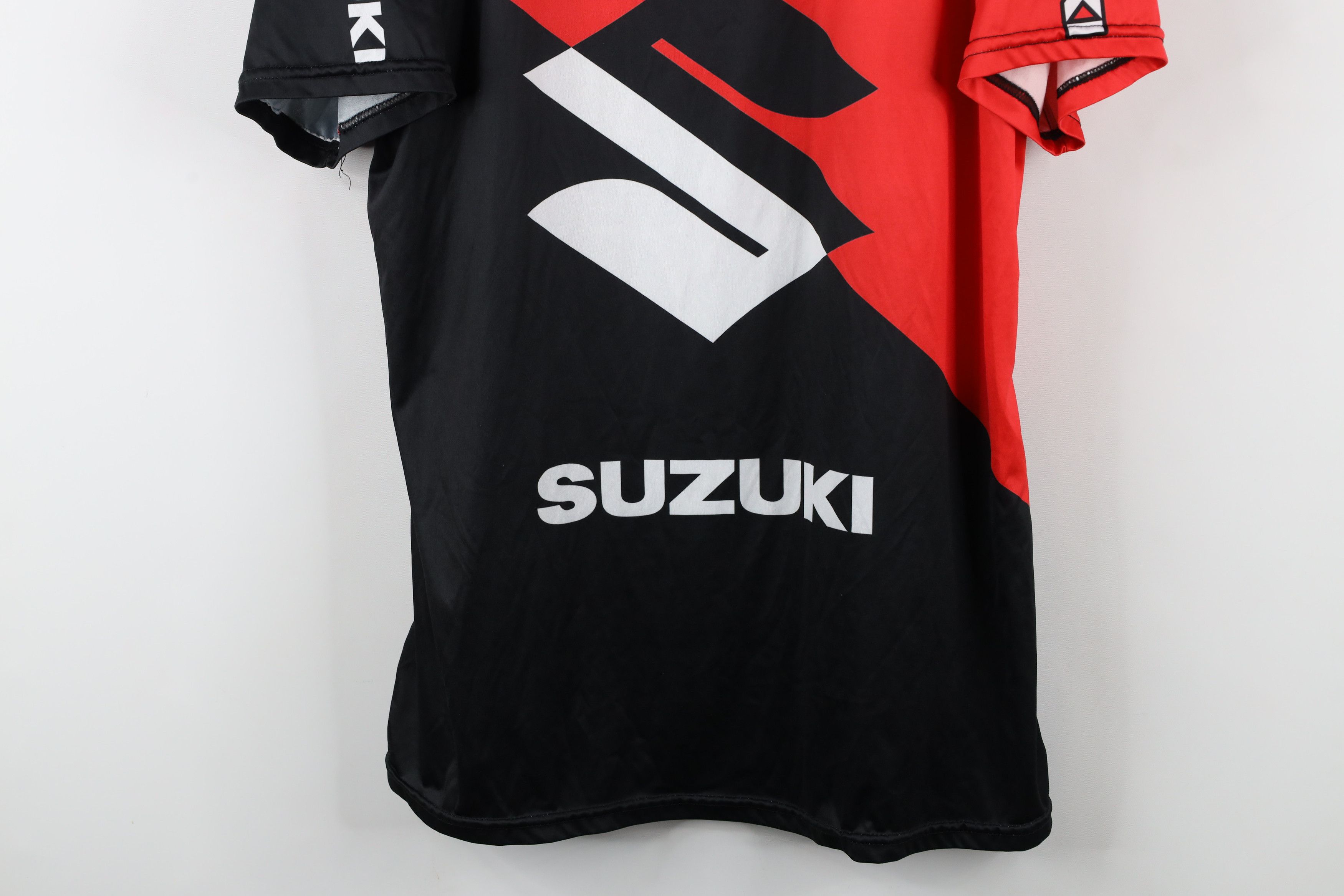 Vintage Vintage Suzuki Racing Spell All Over Print Jersey T-Shirt Size US L / EU 52-54 / 3 - 3 Thumbnail