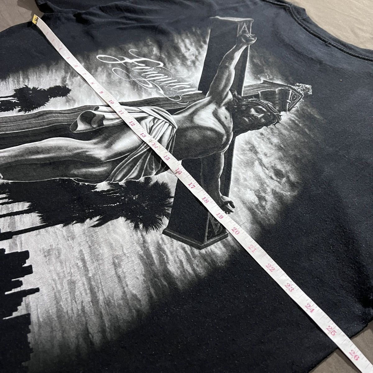Vintage Y2K Forgiven Jesus God Holy Bible Christ Tee 2XL Oversized Size US XXL / EU 58 / 5 - 9 Thumbnail