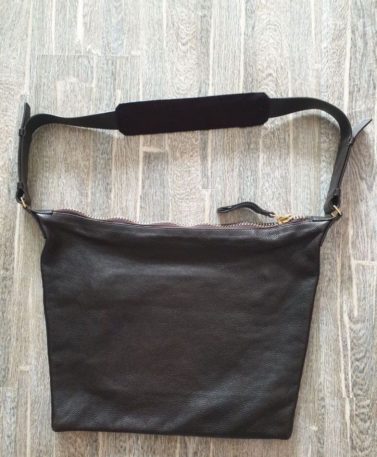 Tom Ford Leather Shoulder Crossbody Bag in Brown, Men's
