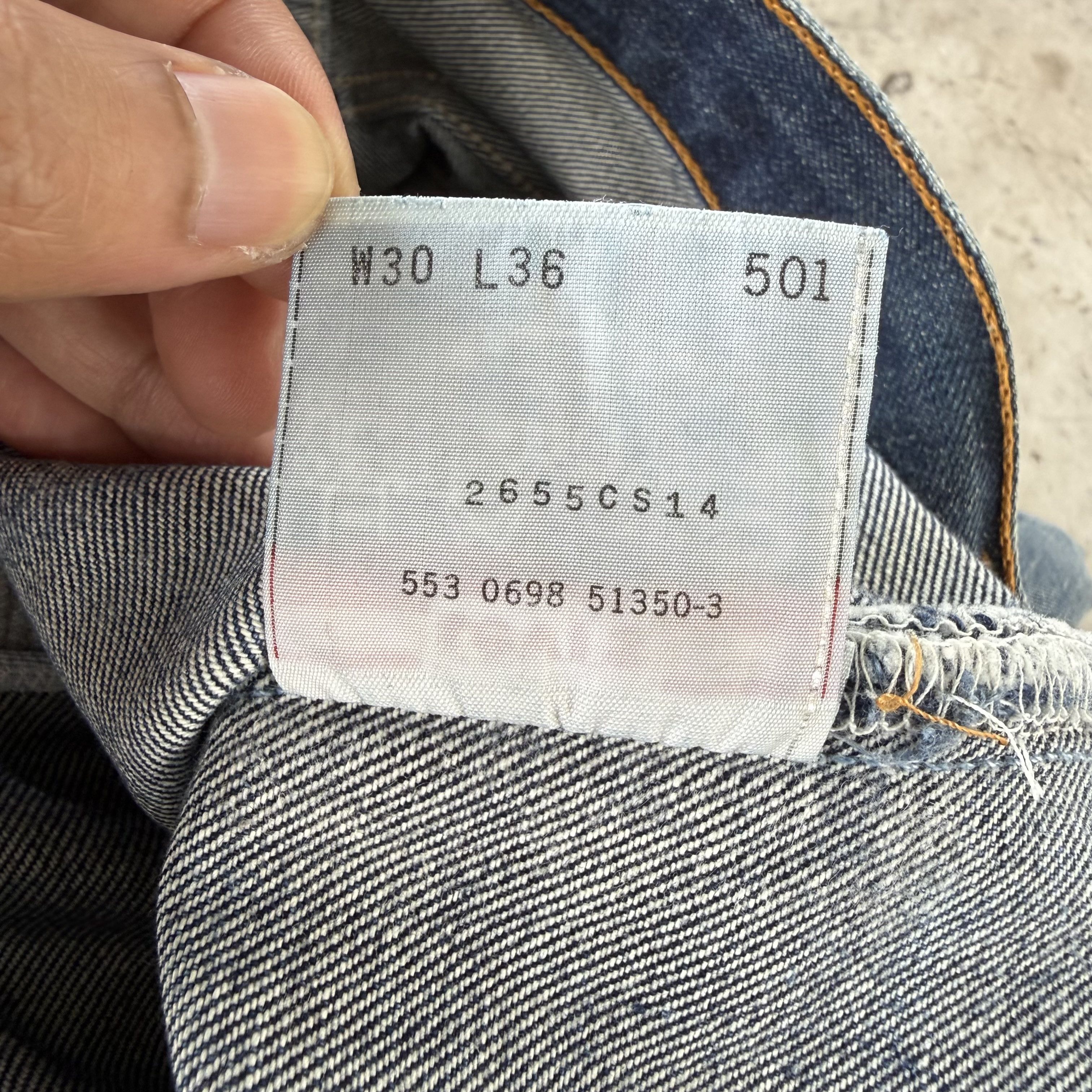 Levi's Vintage Clothing W30 Vintage Levi's 501 Faded Denim Jean Pants Size US 30 / EU 46 - 18 Thumbnail