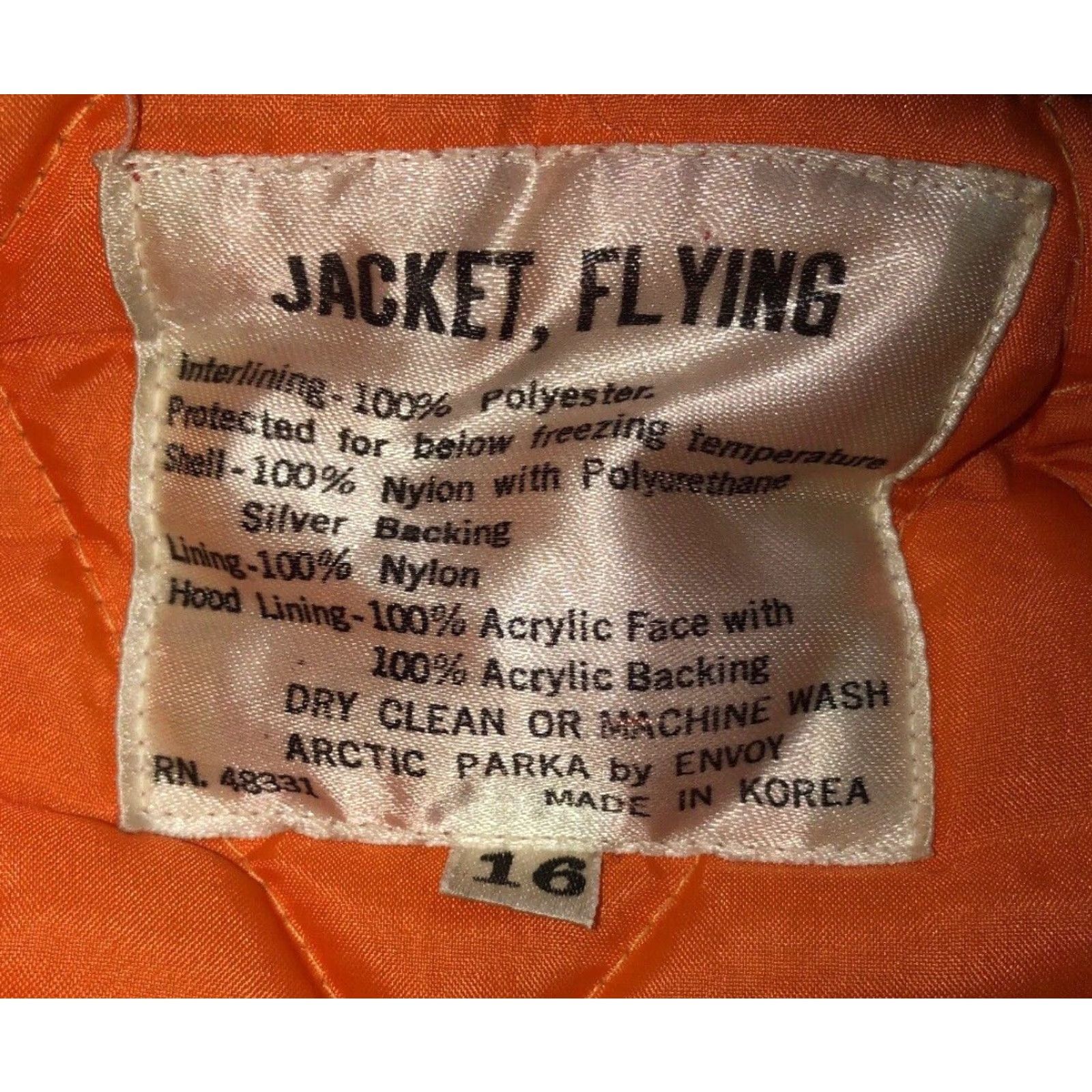 Vintage Blue Quilted Flying Jacket for Men, Full Zip, Size 16, Casual Size US XL / EU 56 / 4 - 5 Thumbnail