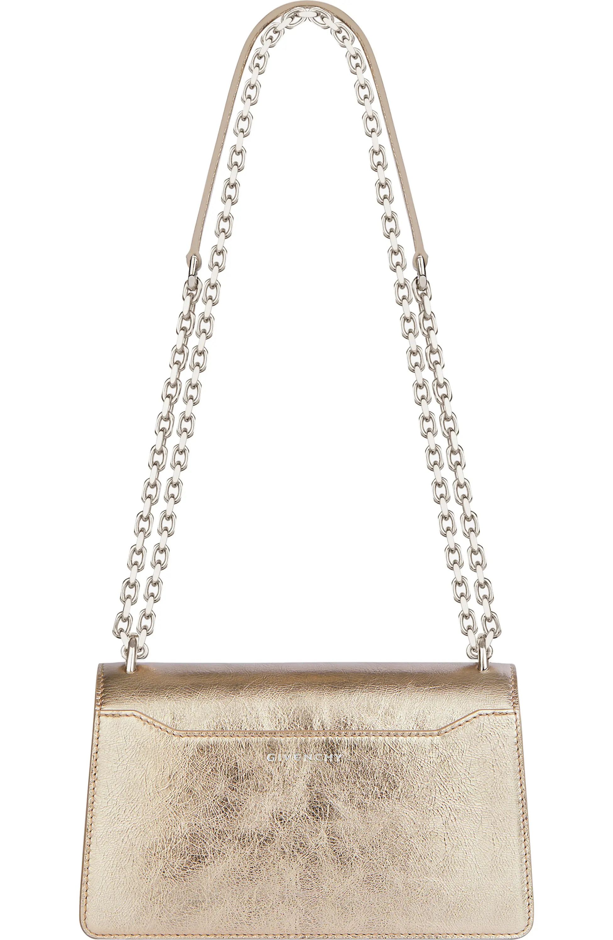 Givenchy o1w1db10525 Size: OS/4G Small Sliding Chain Bag in Golden Size ONE SIZE - 2 Thumbnail