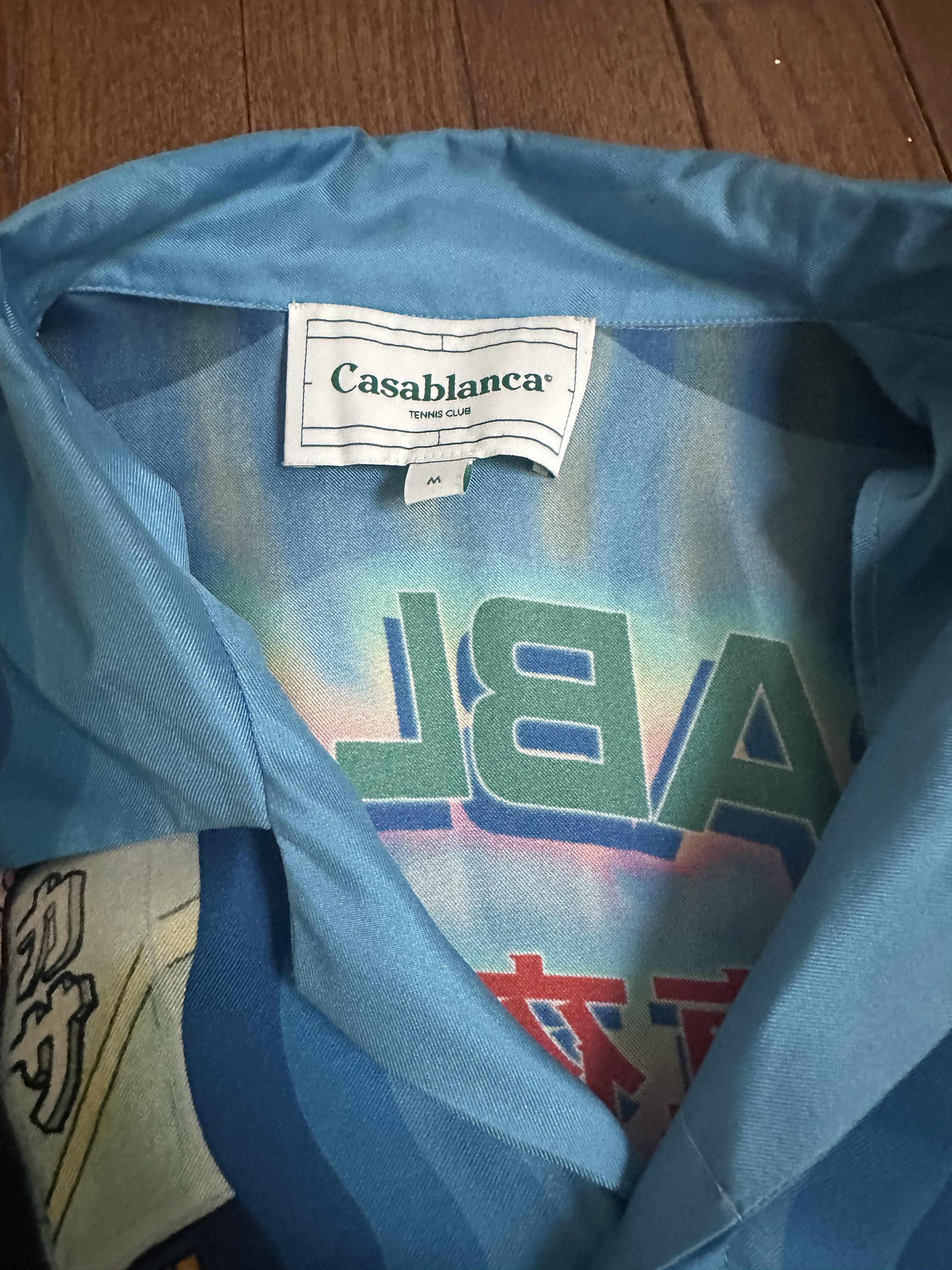 Casablanca Casablanca Silk Japan Racing Shirt Size US M / EU 48-50 / 2 - 6 Thumbnail