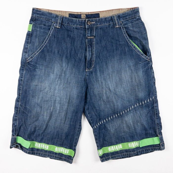 Marithe Francois Girbaud denim shorts, men's size W35 cotton blue type Vintage Second Hand main image 0