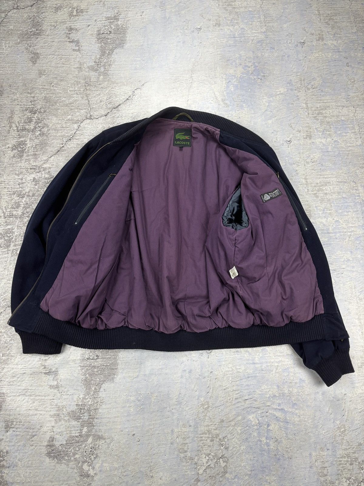 Lacoste Lacoste vintage wool jacket mens navy blue Size US L / EU 52-54 / 3 - 10 Thumbnail