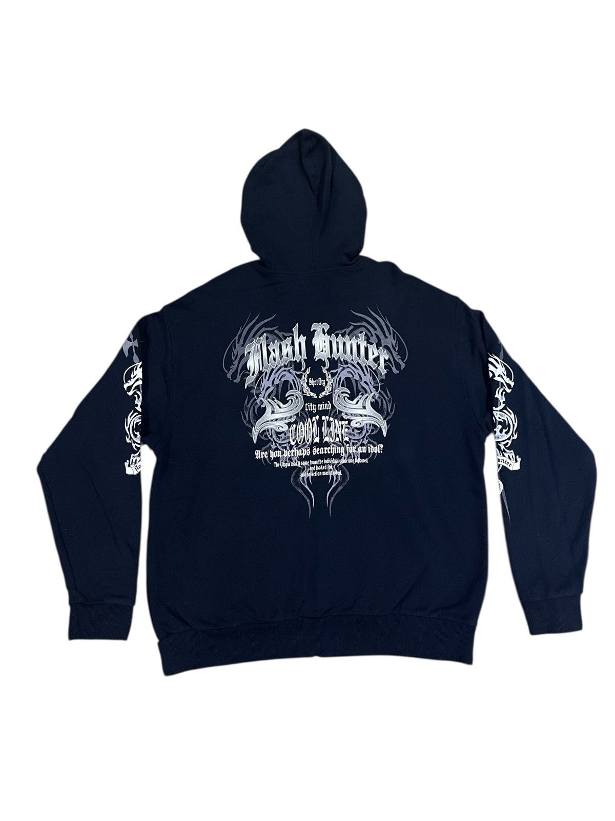 Japanese Brand Vintage flash hunter zipper hoodie Size US XXL / EU 58 / 5 - 6 Thumbnail