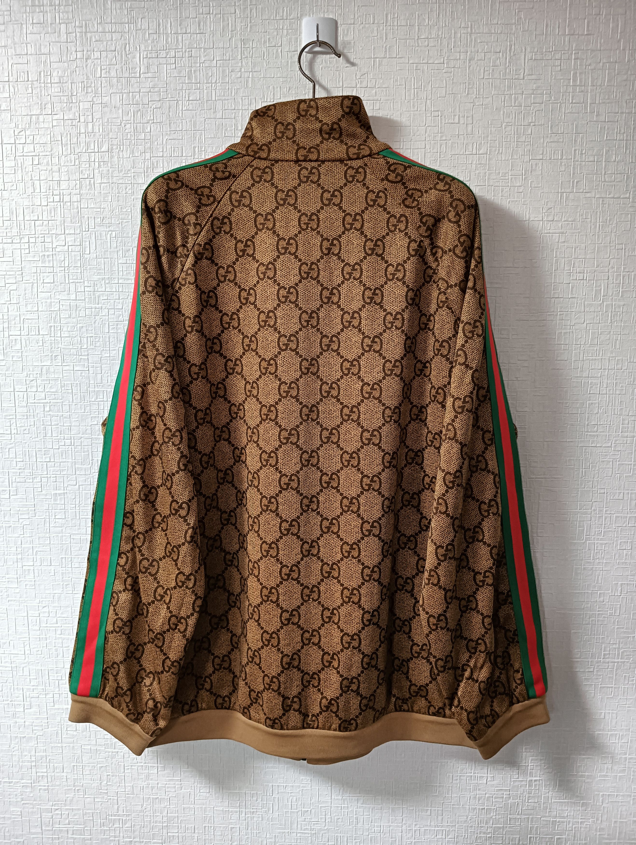 Gucci Supreme GG Monogram Jacquard Track Jacket Size US L / EU 52-54 / 3 - 2 Thumbnail