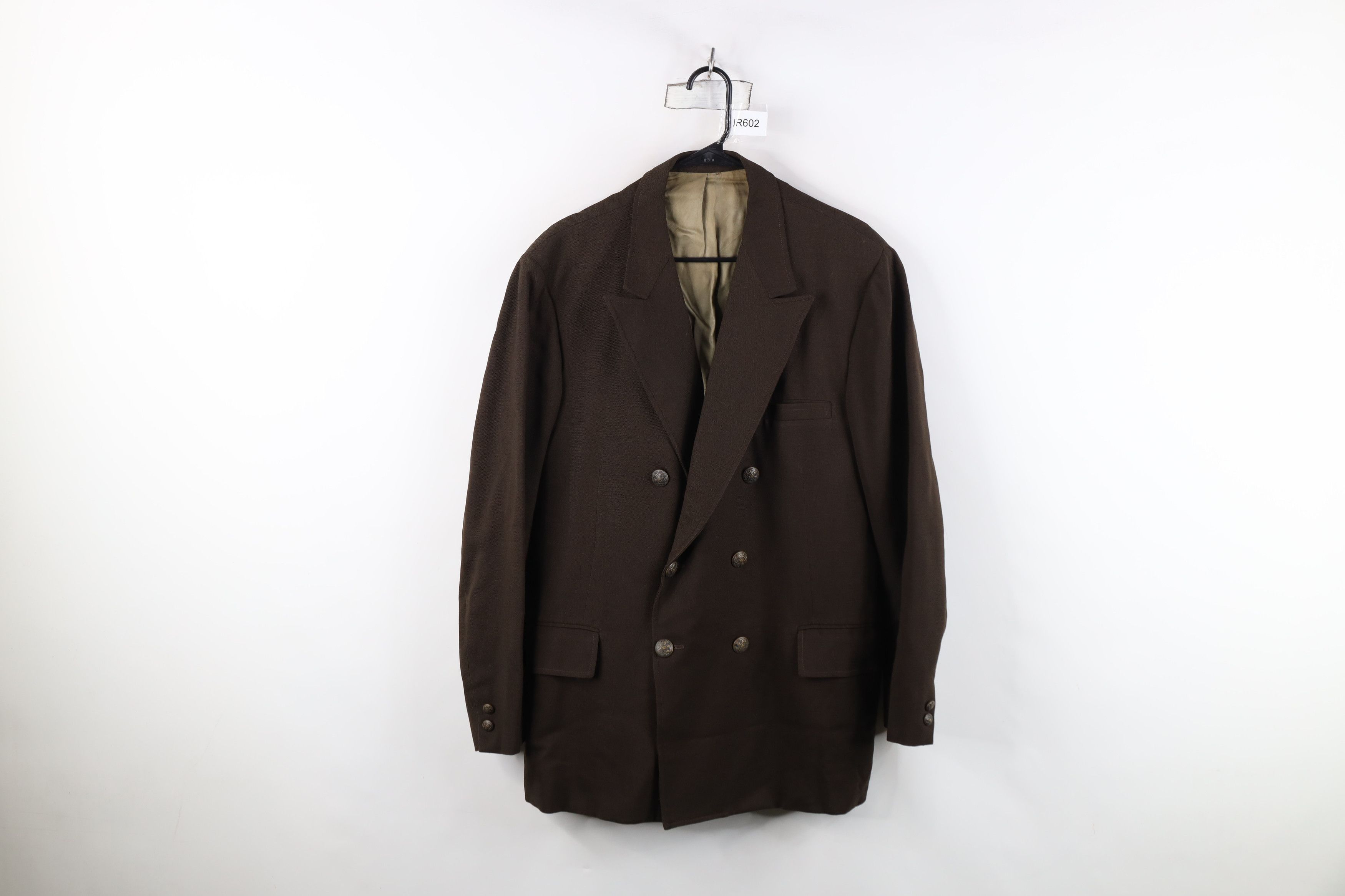 Vintage Vintage 50s 60s Macys Double Breasted Blazer Suit Jacket USA Size US XXL / EU 58 / 5 - 1 Thumbnail