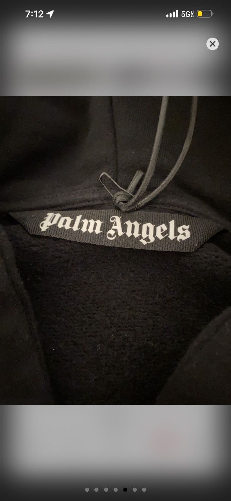 Palm Angels Black palm angles spray hoodie Size US XL / EU 56 / 4 - 5 Thumbnail