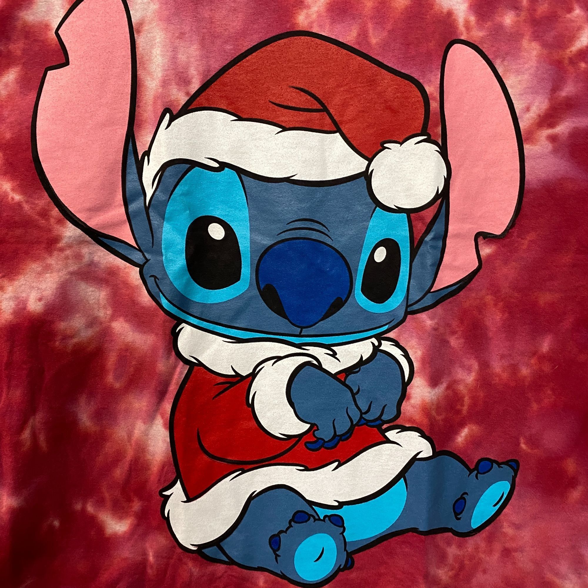 Disney Disney Lilo & Stitch Christmas Santa Clause Stitch Tie Dye T Size US XL / EU 56 / 4 - 3 Thumbnail