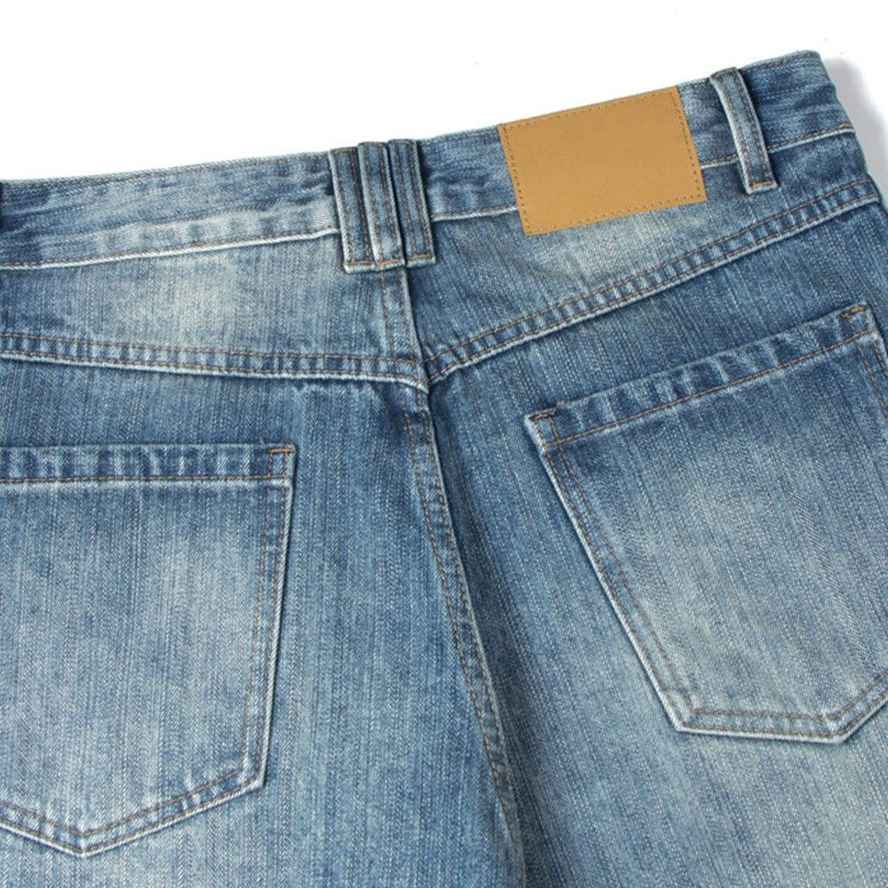 Vintage Retro punk men's distressed washed scimitar jeans Size US 32 / EU 48 - 5 Thumbnail