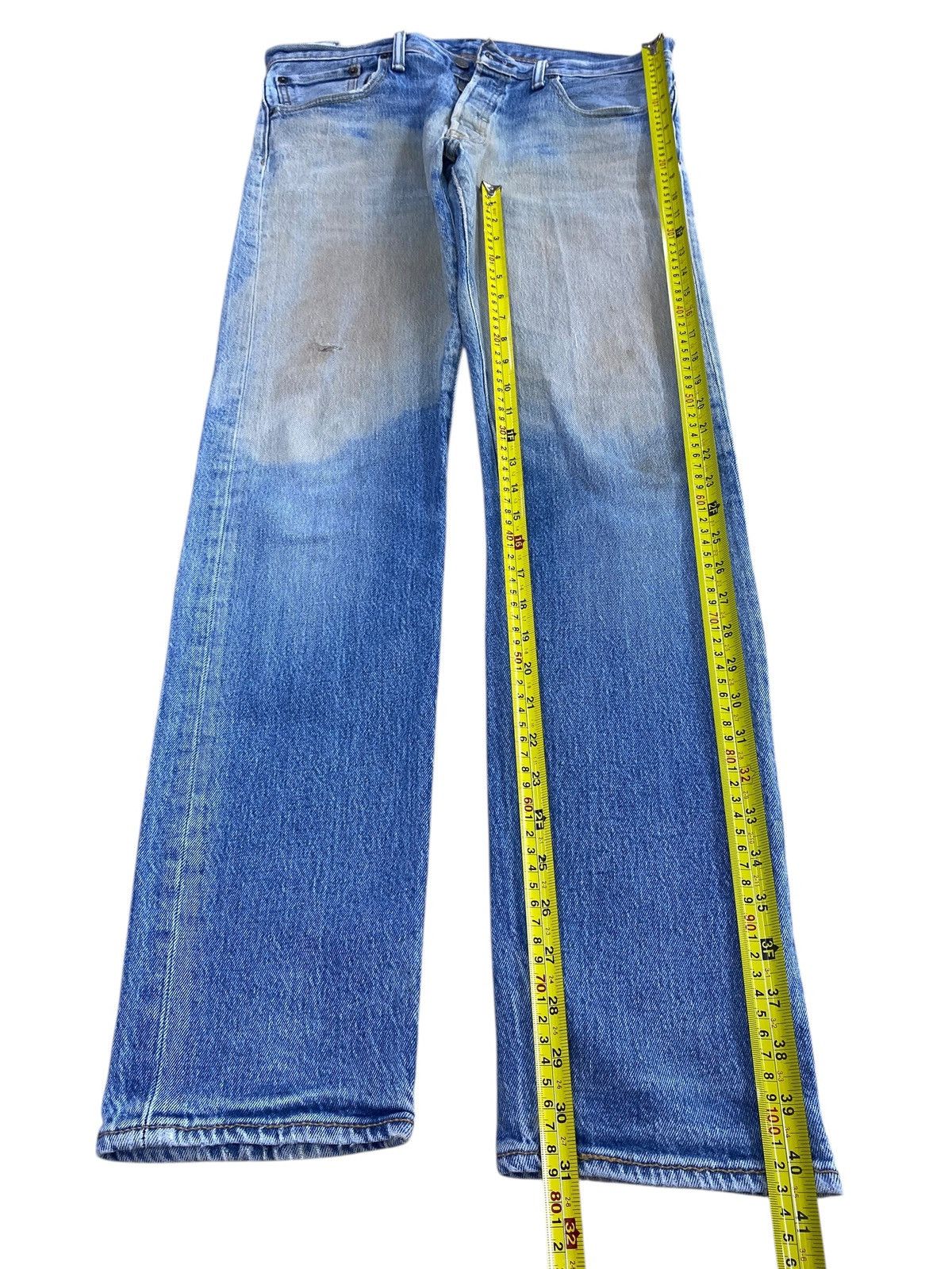 Levi's Vintage Levi’s Faded Blue Wash Style Straight Cut Jeans Size US 33 - 7 Thumbnail