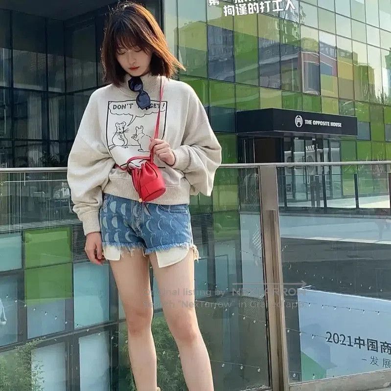 Loewe Loewe Blue Denim Women's Shorts . Size 23" - 7 Thumbnail