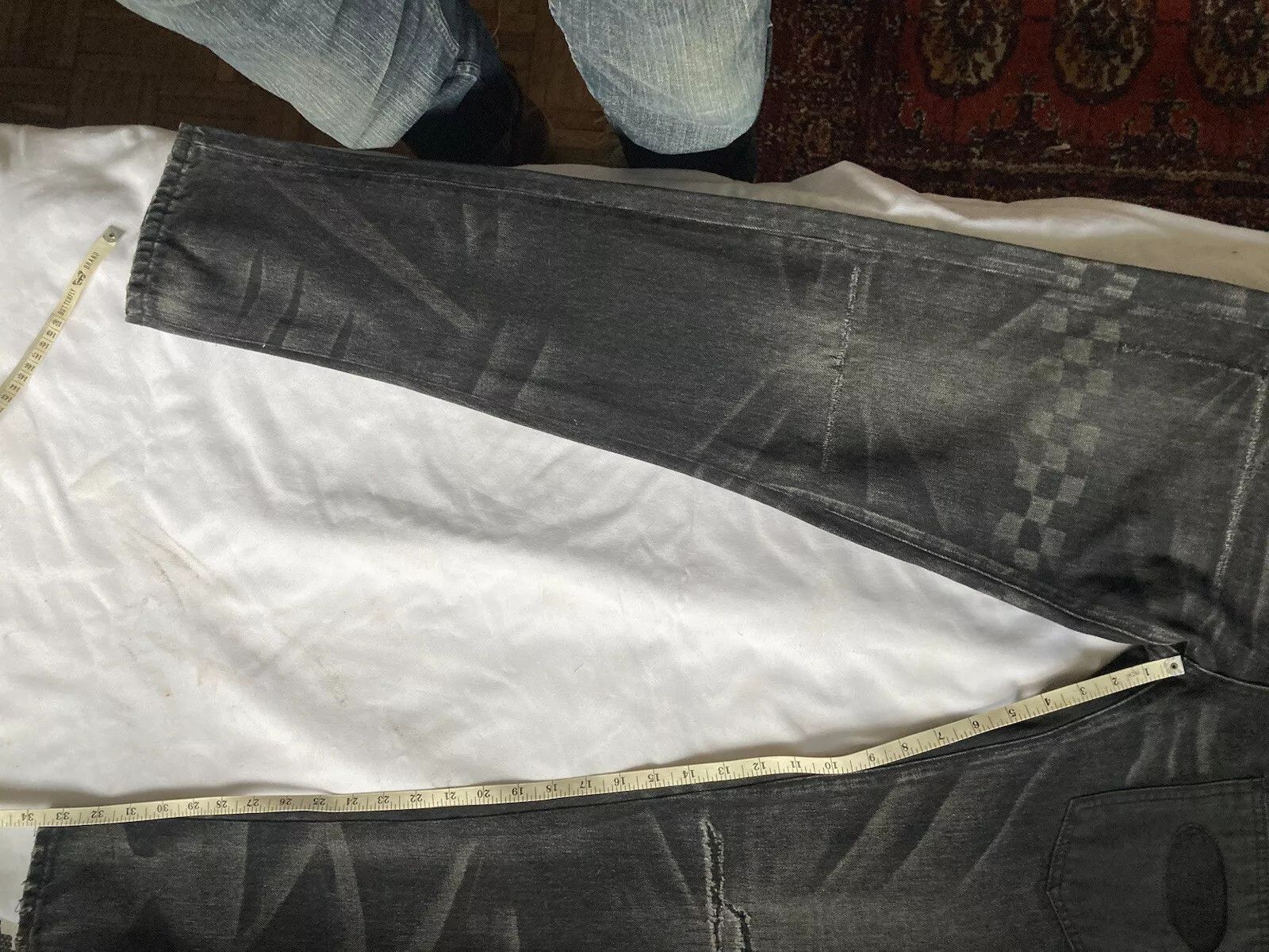 Neighborhood Neighborhood NBHD Black Icon denim Jeans Narrow straight Size US 36 / EU 52 - 11 Thumbnail