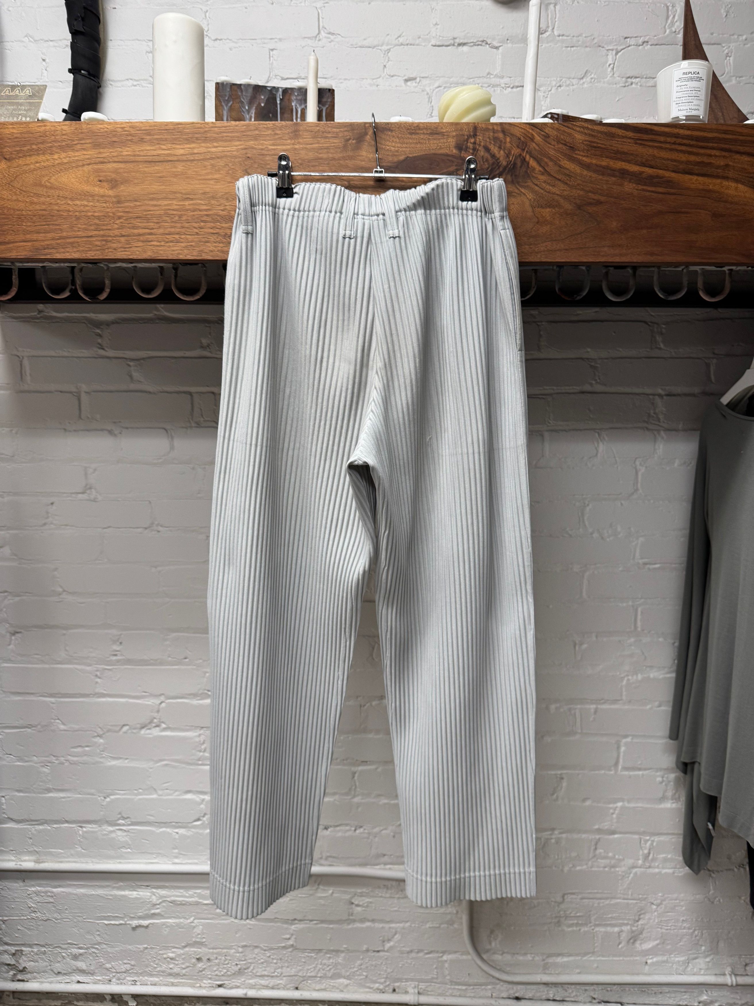 Issey Miyake Issey Miyake ‘Homme Plisse’ Grey Wide Leg Pants Size US 32 / EU 48 - 3 Thumbnail