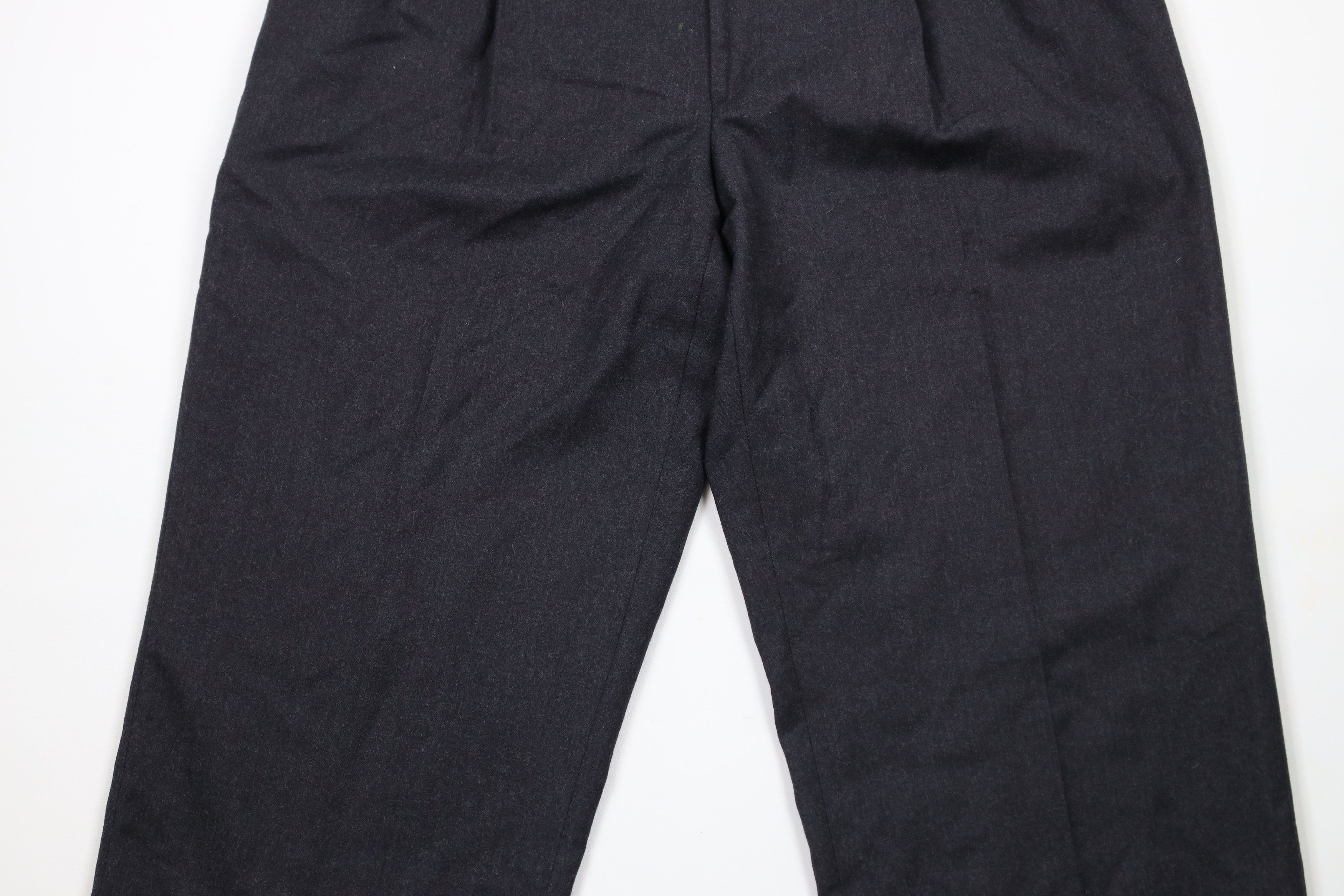 Vintage Vintage 90s Streetwear Worsted Wool Wide Leg Chino Pants Size US 34 / EU 50 - 3 Thumbnail
