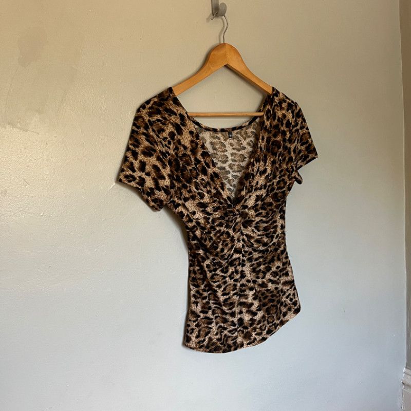 The Unbranded Brand Leopard Print Top Size M Size M / US 6-8 / IT 42-44 - 6 Thumbnail
