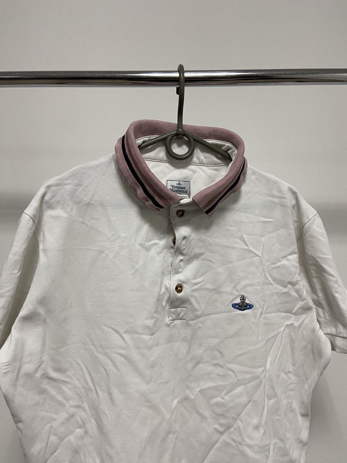 Vintage × Vivienne Westwood Vivienne Westwood Polo T Shirt Vintage Small Orb Logo Luxury Size US XL / EU 56 / 4 - 2 Thumbnail