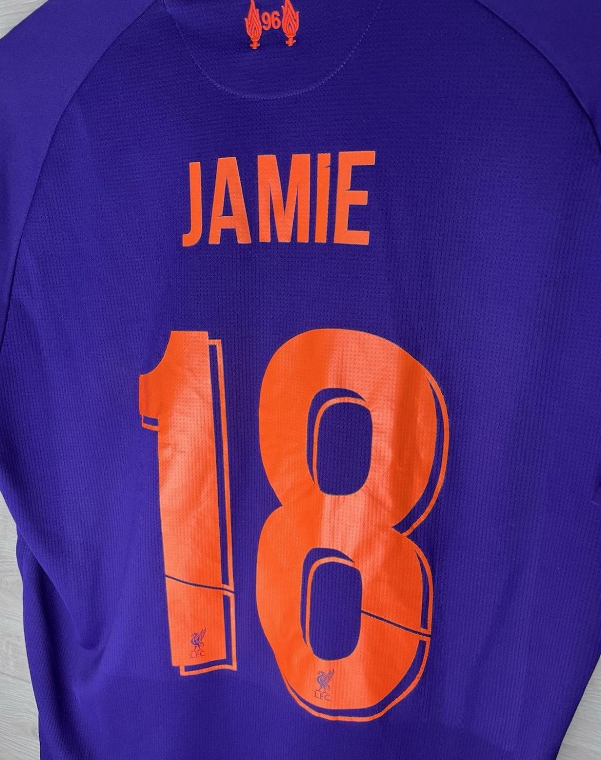 New Balance Soccer Jersey Liverpool new balance #18 Jamie 18/19 mens Size US M / EU 48-50 / 2 - 8 Thumbnail