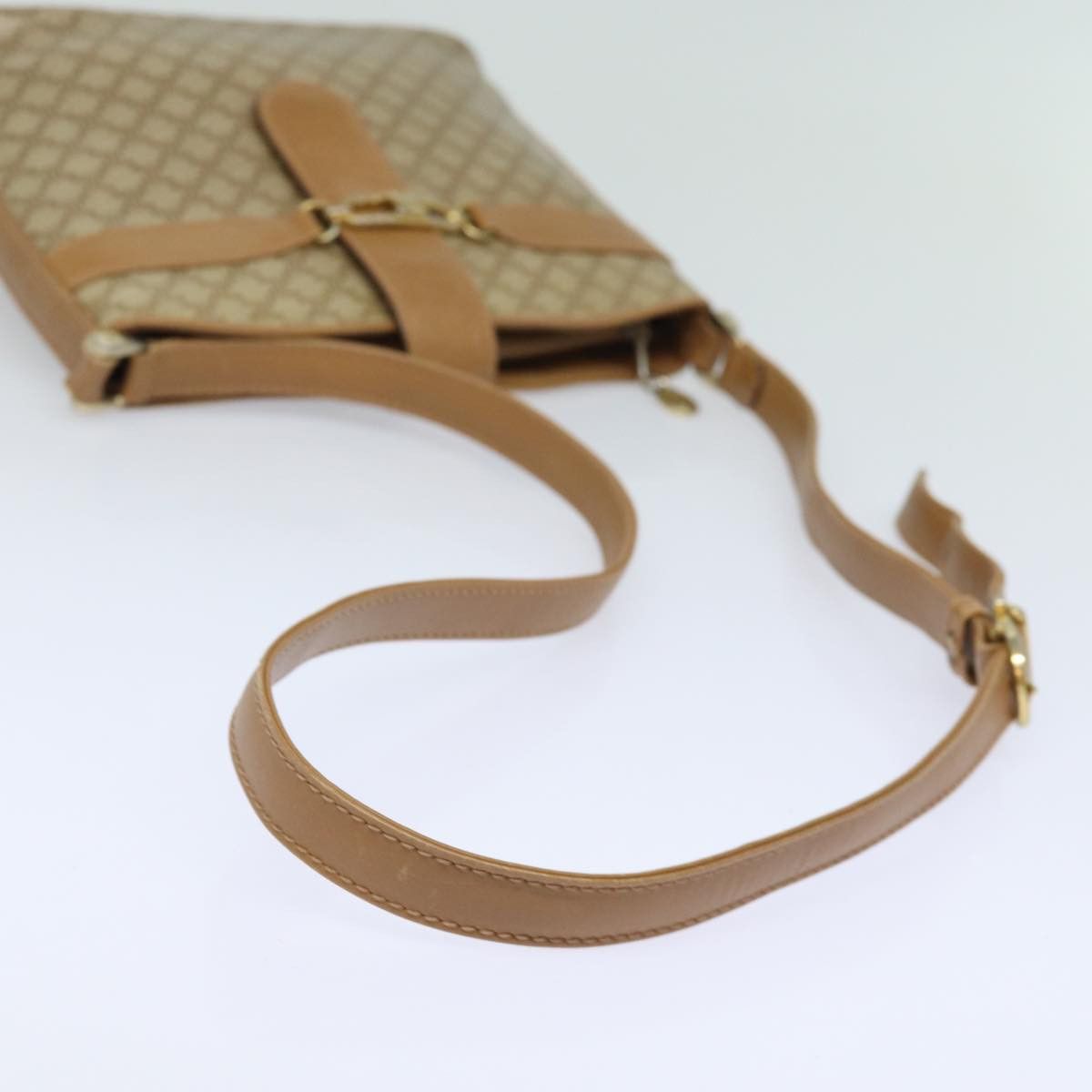 Celine CELINE Macadam Canvas Shoulder Bag Beige Size ONE SIZE - 8 Thumbnail