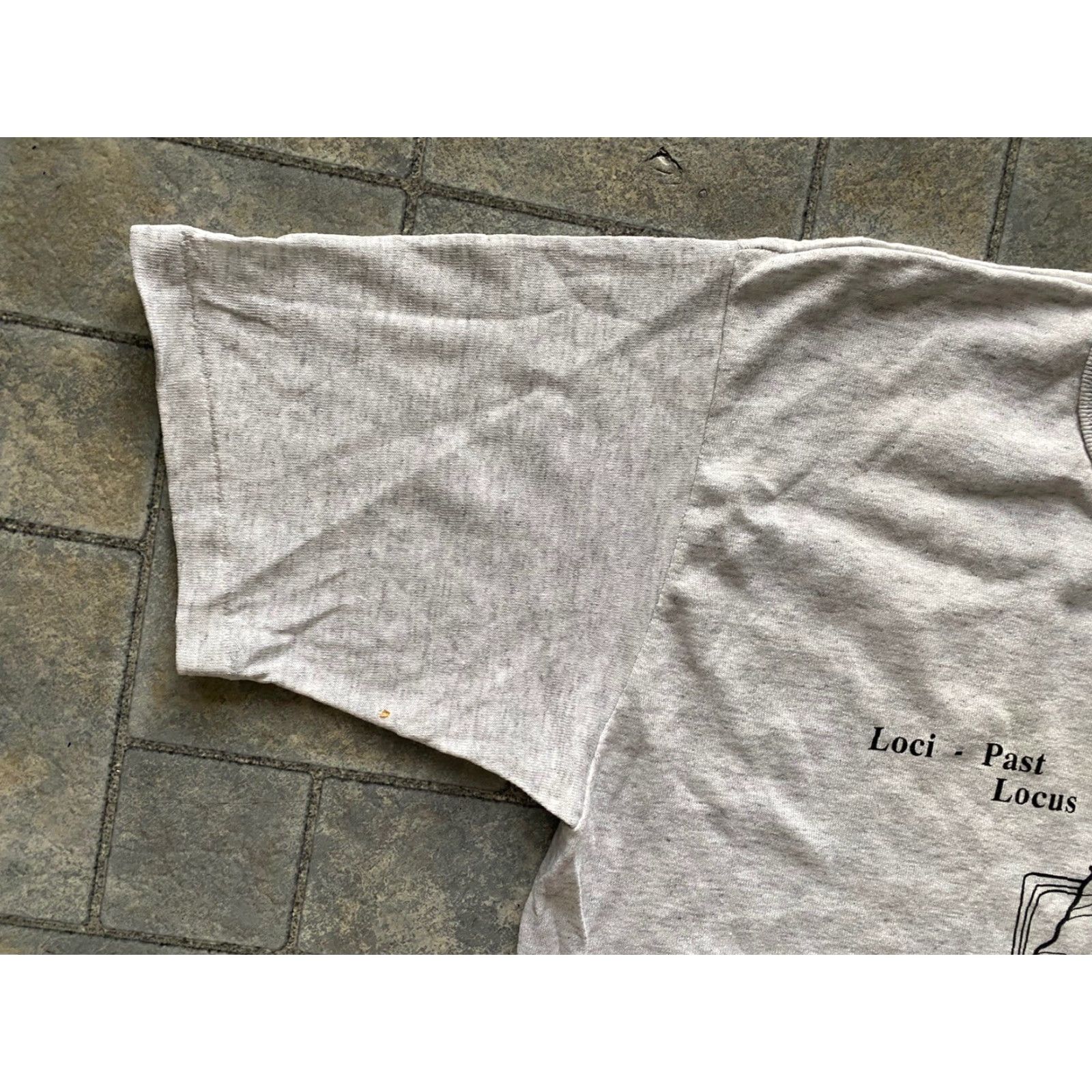 Russell Athletic VINTAGE Russell Athletic Men’s L Gray Carthage Exhibit 1991 Museum Short Sleeve Shirt 1990s Mens Size US L / EU 52-54 / 3 - 4 Thumbnail