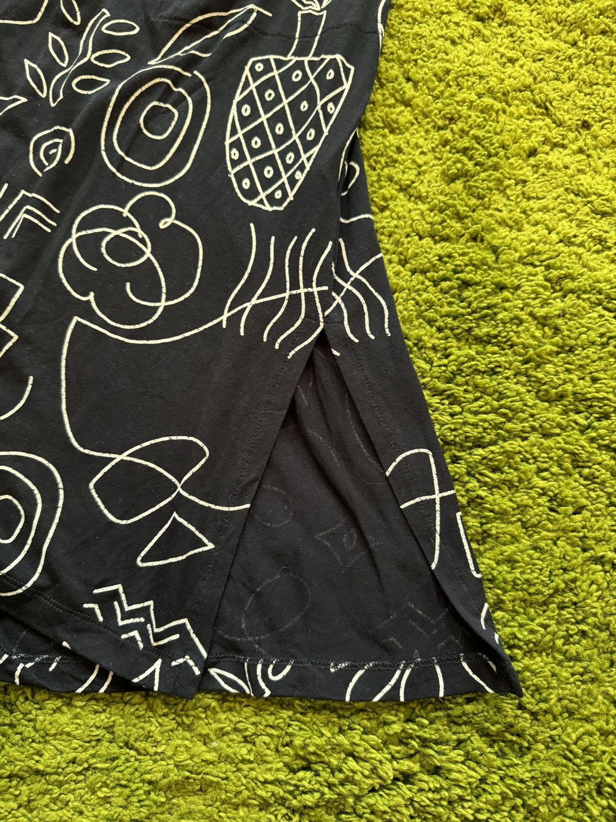 Designer Gudrun Sjoden avant Garde floral pattern dress Size L / US 10 / IT 46 - 5 Thumbnail
