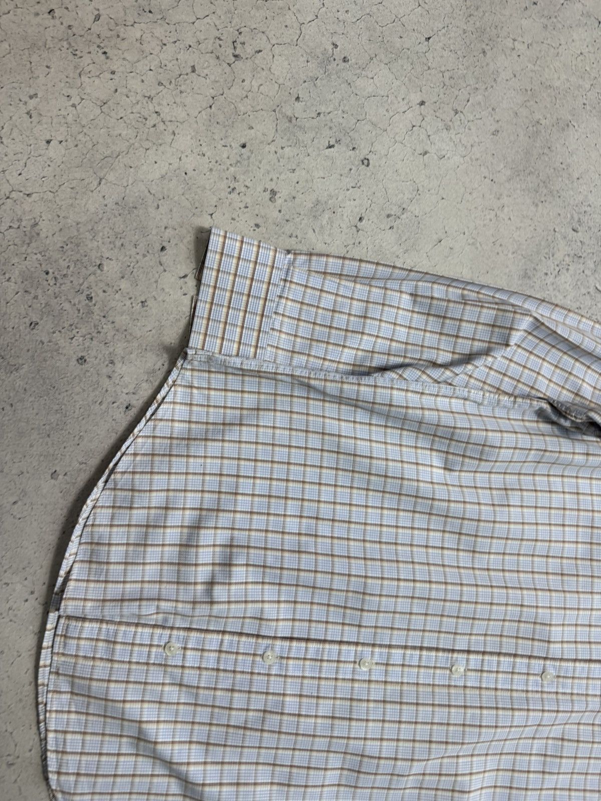 Yves Saint Laurent Yves Saint Laurent Button Up Checked Shirt Vintage YSL Size US M / EU 48-50 / 2 - 3 Thumbnail