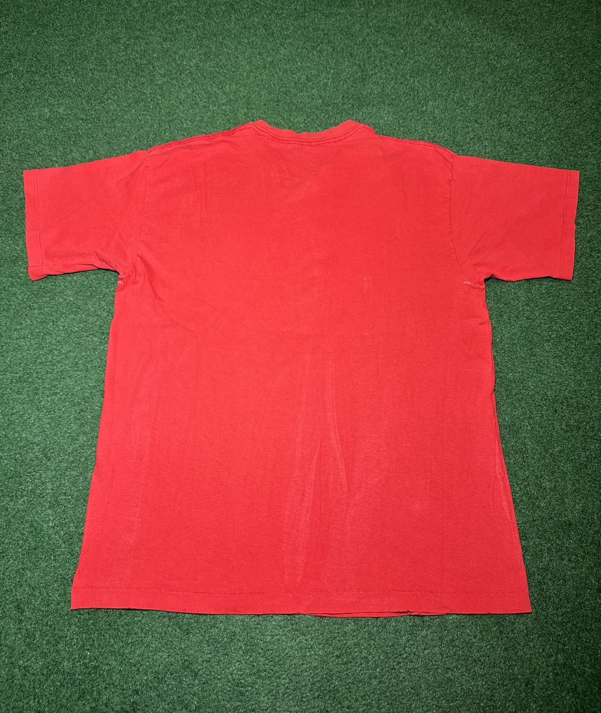 Vintage Cheers Boston Vintage 90s Red XL Graphic T Shirt 23x30 Retro Size US XL / EU 56 / 4 - 4 Thumbnail