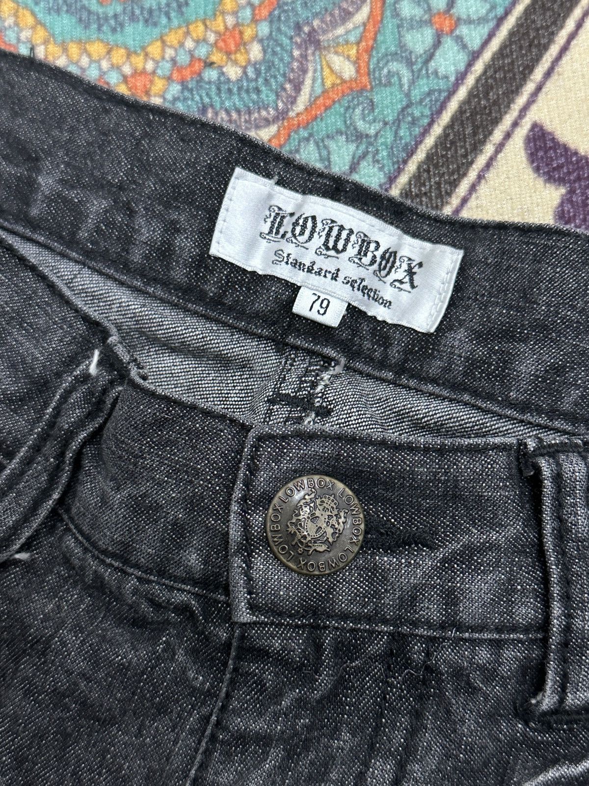 LOWBOX Lowbox Japan Claw Mark Whiskers Jeans Size US 30 / EU 46 - 7 Thumbnail