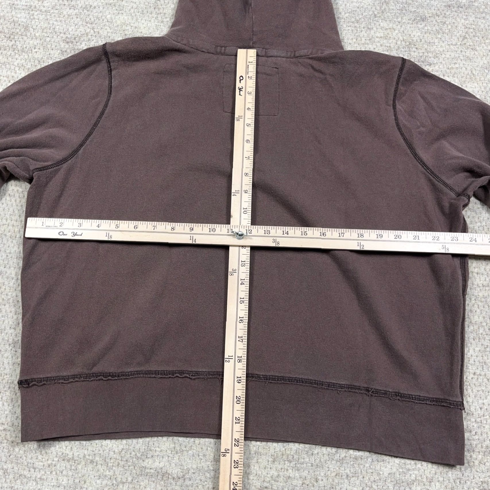 American Eagle Outfitters Vintage American Eagle Outfitters Hoodie Women 2XL Brown Faded AE77 2000s Y2K AE || Size XXL / US 16-18 / IT 52-54 - 6 Thumbnail