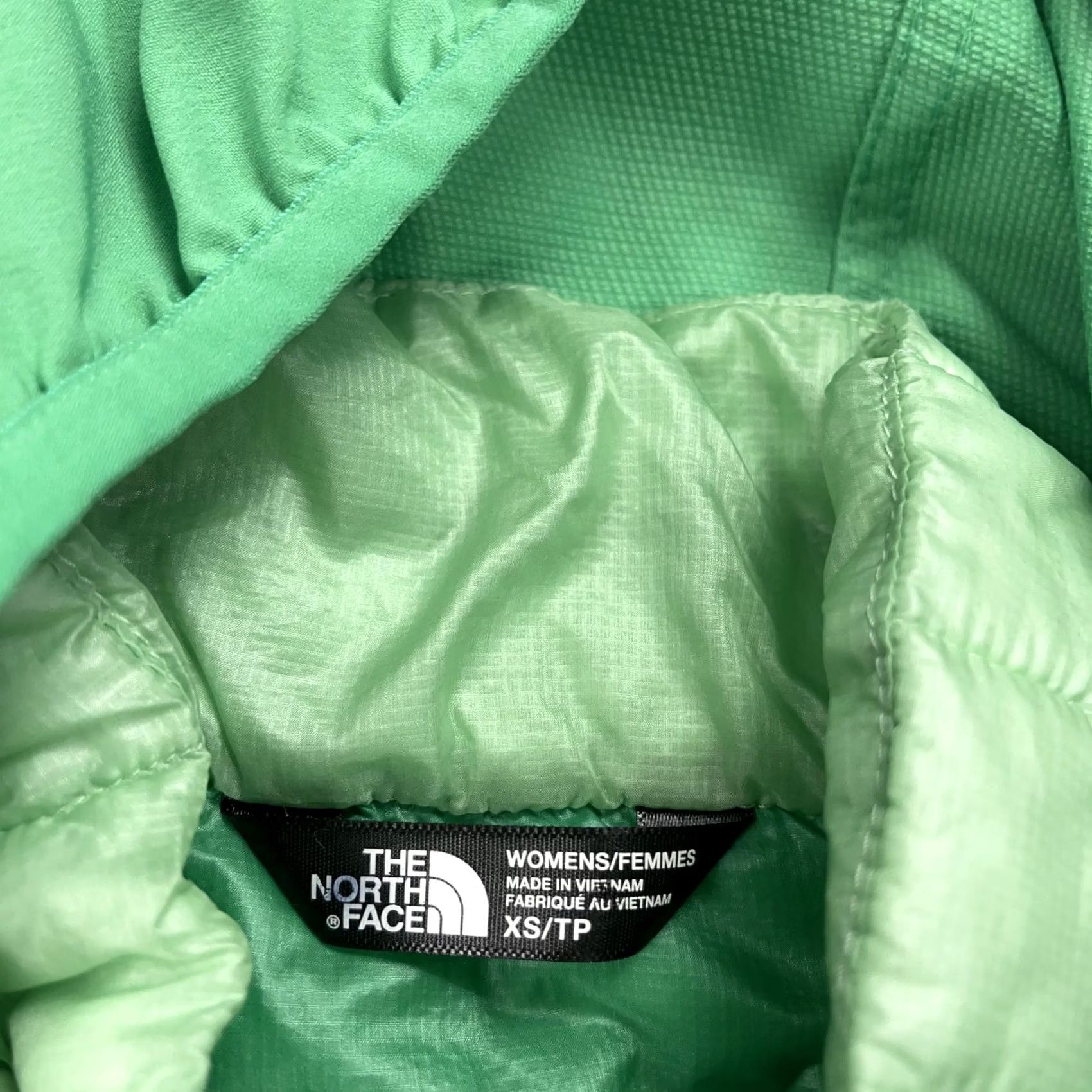 The North Face VINTAGE The North Face Jacket Womens XS Green ThermoBall Hooded Puffer Insulated Hybrid Size XS / US 0-2 / IT 36-38 - 4 Thumbnail