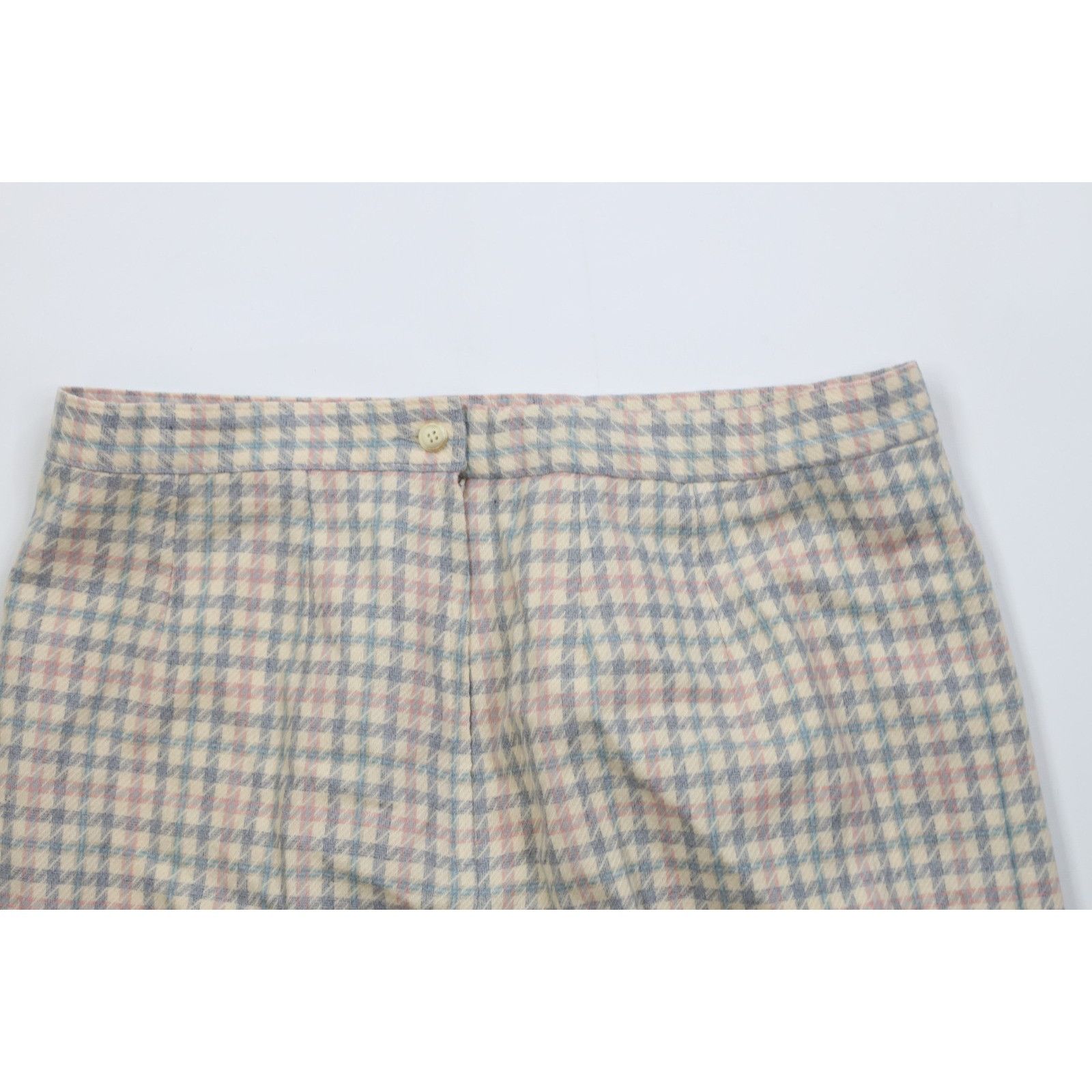 Pendleton Vintage 70s Pendleton Virgin Wool Houndstooth Skirt Size 40" / US 18 - 8 Thumbnail