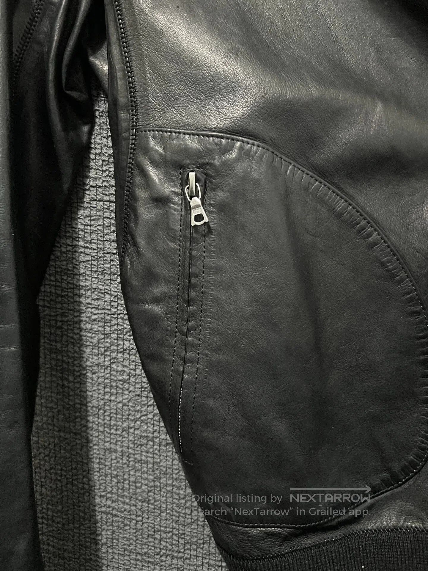 Isaac Sellam Experience isaac sellam bomber leather jacket in black. Size US S / EU 44-46 / 1 - 7 Thumbnail