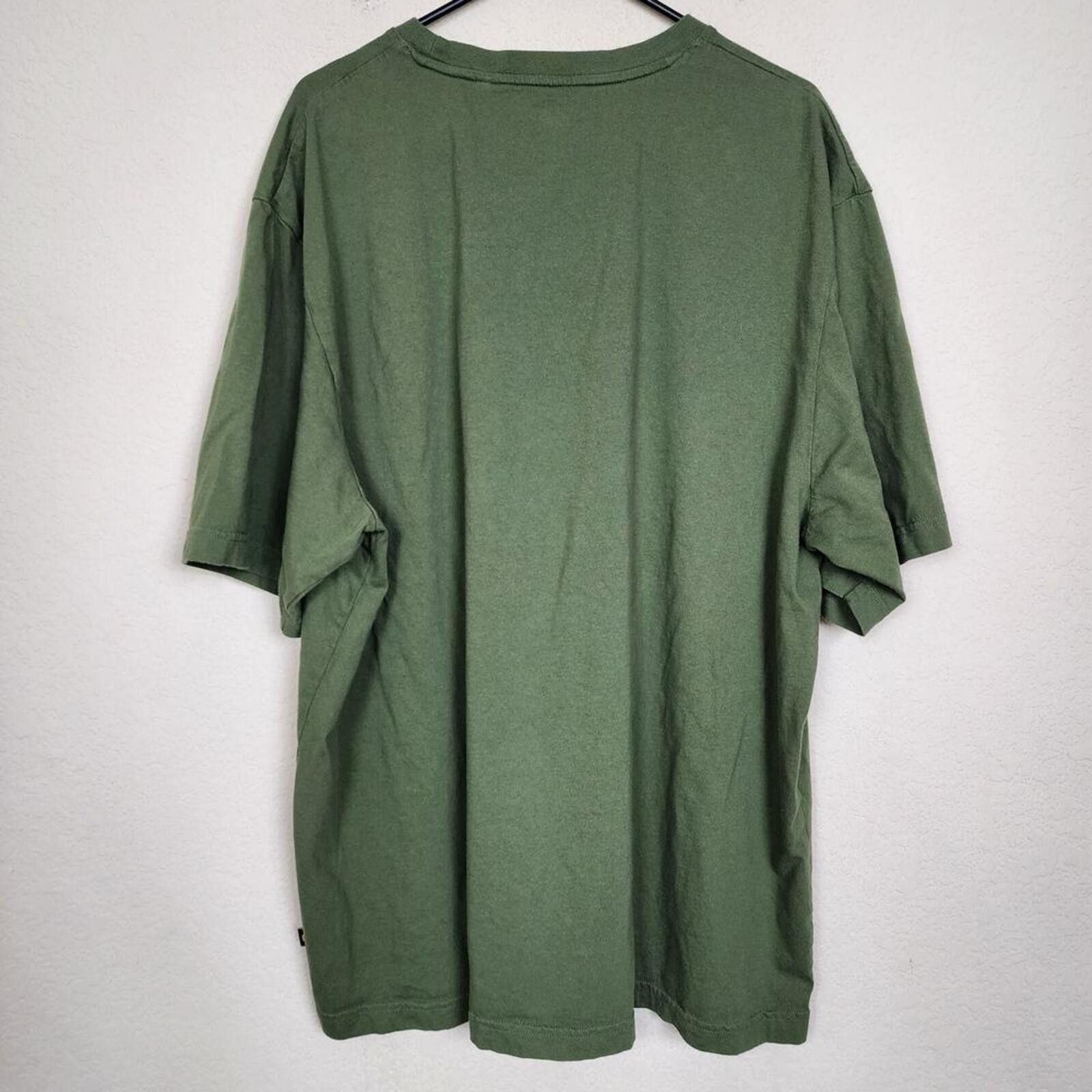 Caterpillar CAT XXL Green Tee Shirt Size US XXL / EU 58 / 5 - 2 Thumbnail