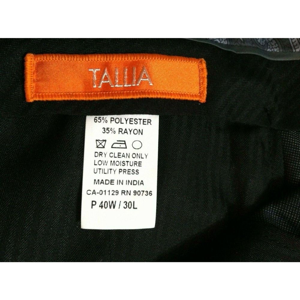 Tallia TALLIA MENS NEW 65%POLYESTER 35%RAYON DRESS PANTS SIZE:40/30 Size 40R - 4 Thumbnail