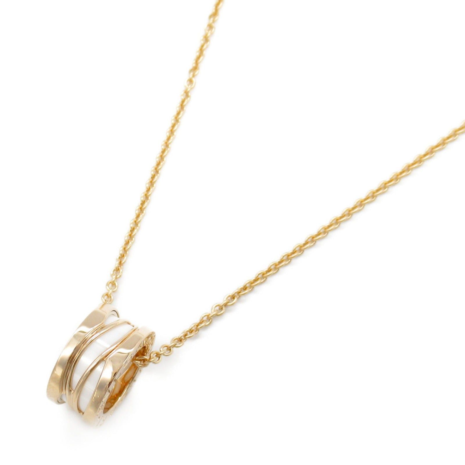 Bvlgari Bvlgari B Zero One Necklace Legend Ceramic K18Pg (Pink Gold) White Gold Size ONE SIZE - 1 Thumbnail