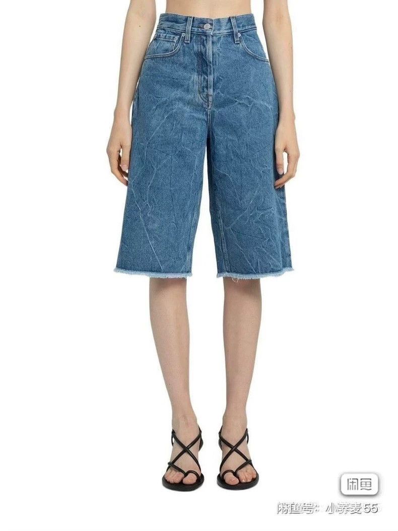 Dries Van Noten dries van notenWater ripple denim shorts 2506-Nextarrow Size US 27 - 3 Thumbnail