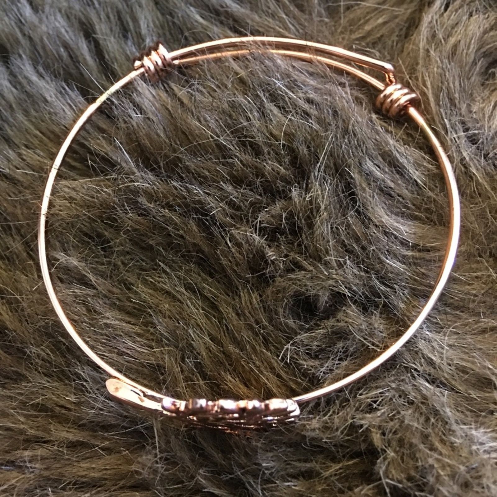 Jewelry Rose gold tone tree of life adjustable bracelet Size ONE SIZE - 6 Thumbnail