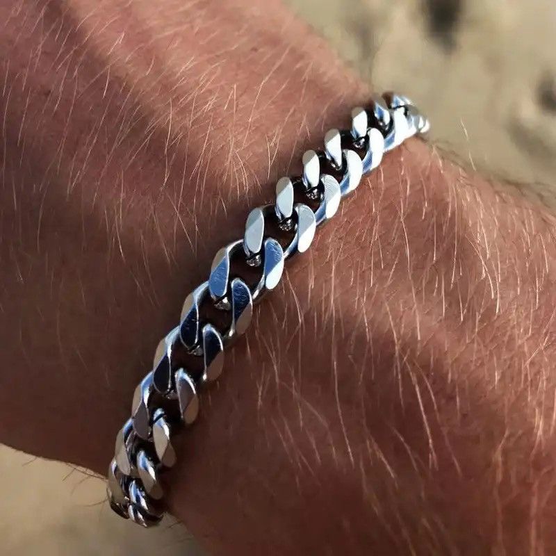 Jewelry 3-11mm Thick Waterproof Chain Bracelet Size ONE SIZE - 2 Thumbnail