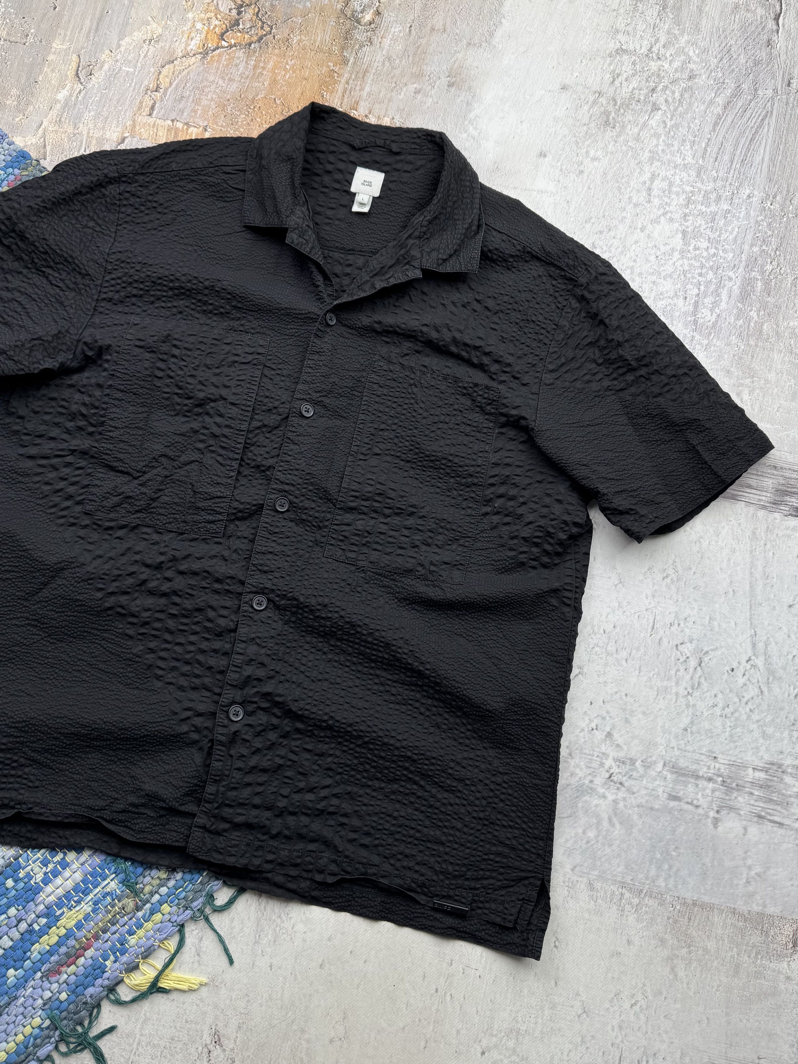 Vintage Relaxed Fit Shirt With Crazy Details A461(203) Size US L / EU 52-54 / 3 - 3 Thumbnail