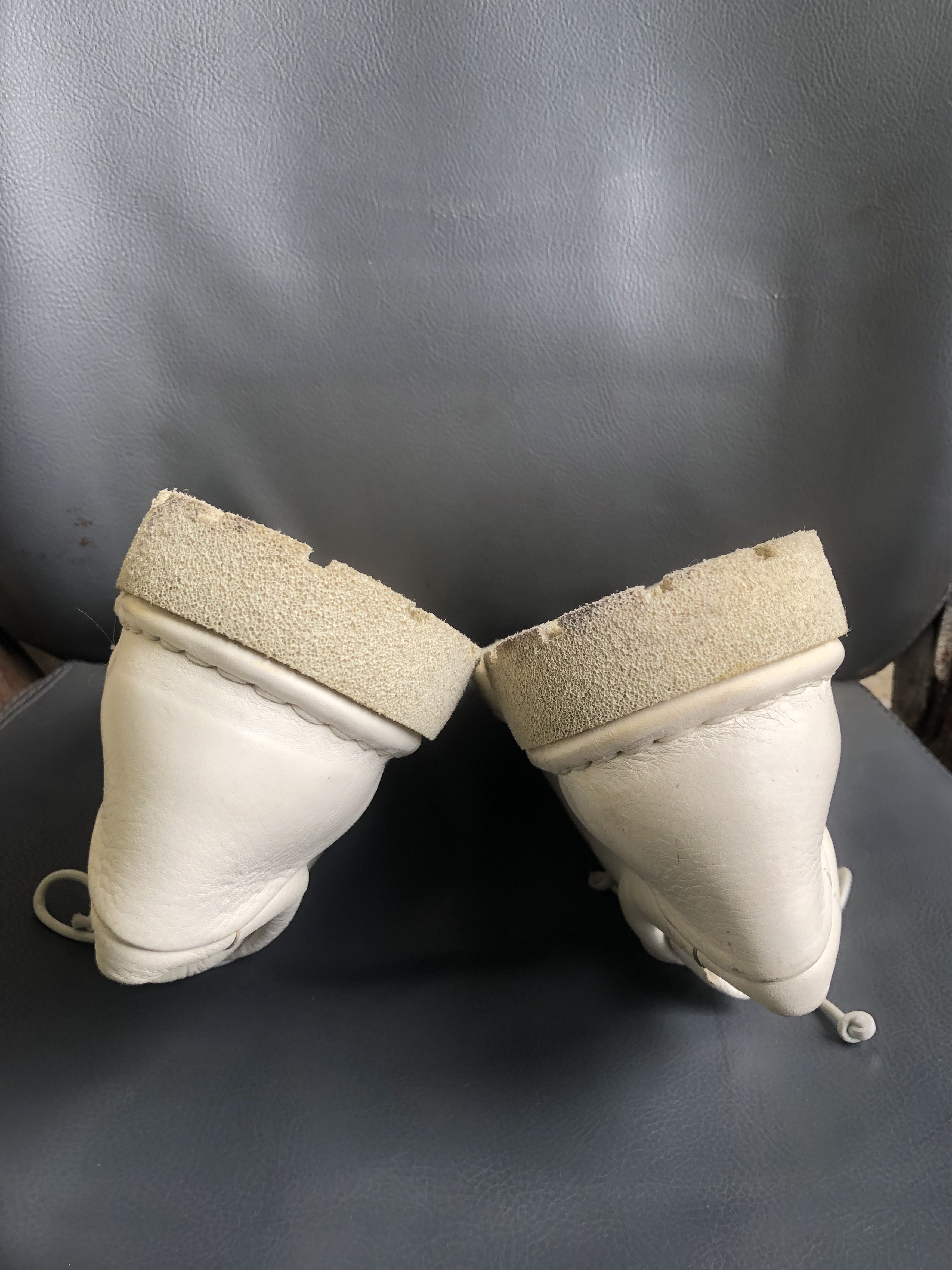 Marsell Marsell white Leather Unisex Darby Shoes Sz39 Made In 🇮🇹 Size US 8 / IT 38 - 13 Thumbnail