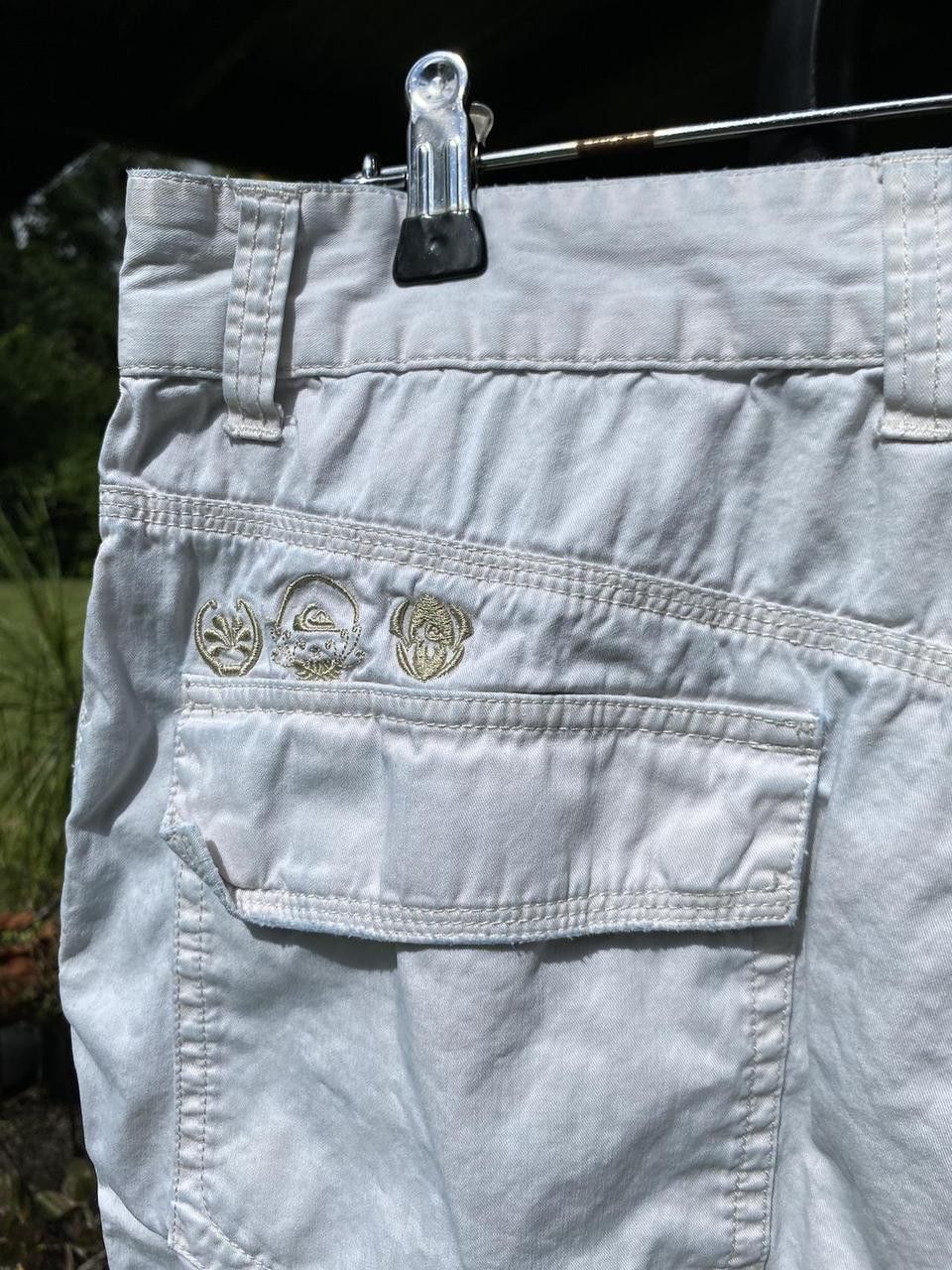 Quiksilver Rare 2000s 1of1 Quiksilver NFS Beige Cargos Hidden Pocket 32 Size US 32 / EU 48 - 5 Thumbnail