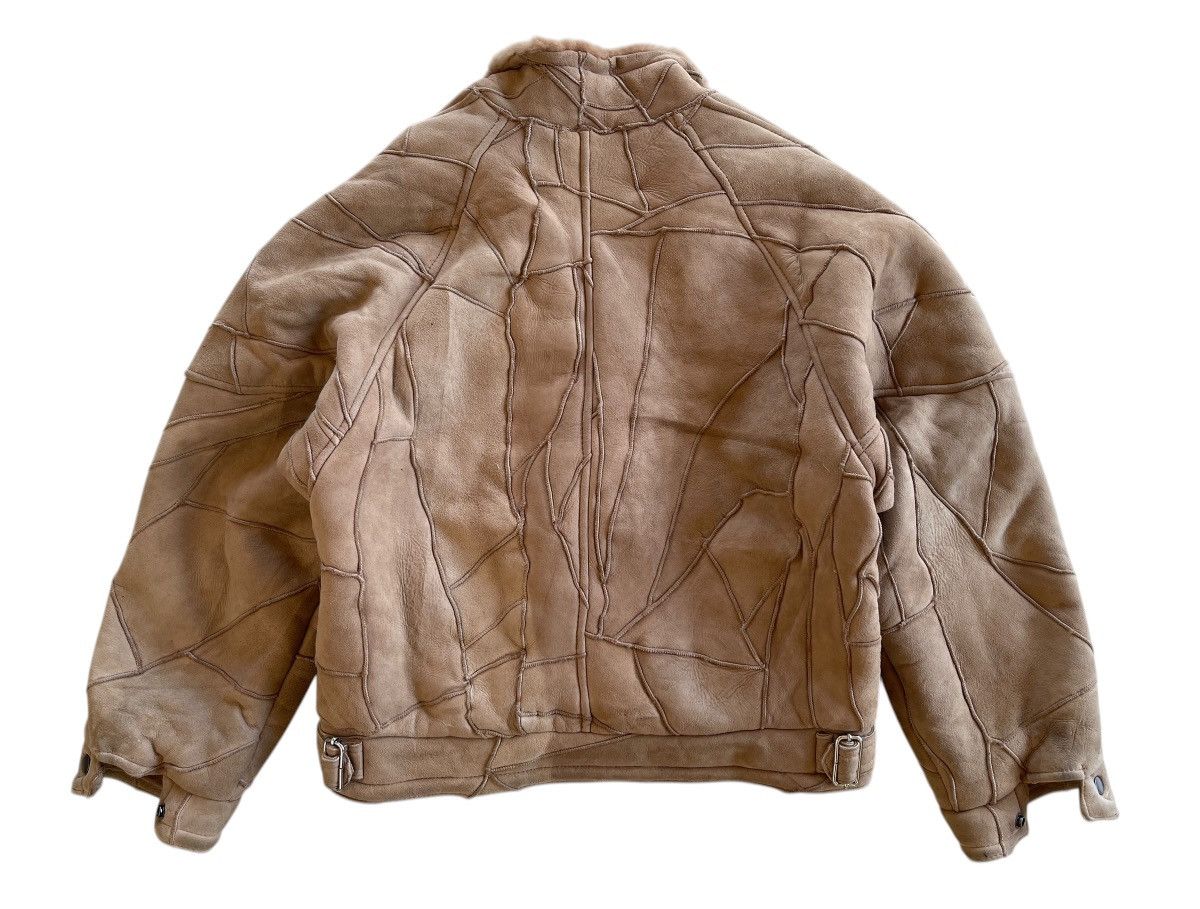 Vintage Patchwork Sheepskin Fur Cropped Jacket Size US M / EU 48-50 / 2 - 16 Thumbnail