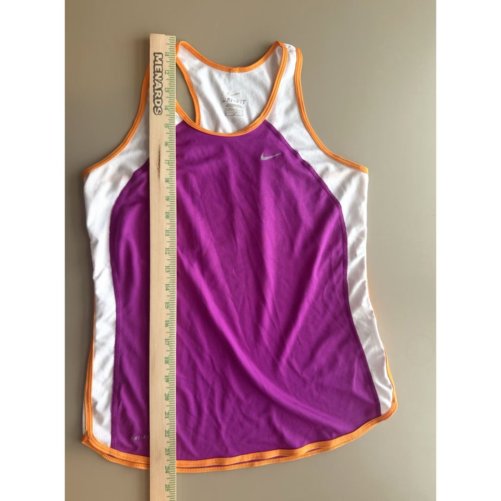 Nike Nike Dri-Fit Tank Top Womens Size M Purple Orange Sleeveless Activewear Shirt RacERback Size M / US 6-8 / IT 42-44 - 7 Thumbnail
