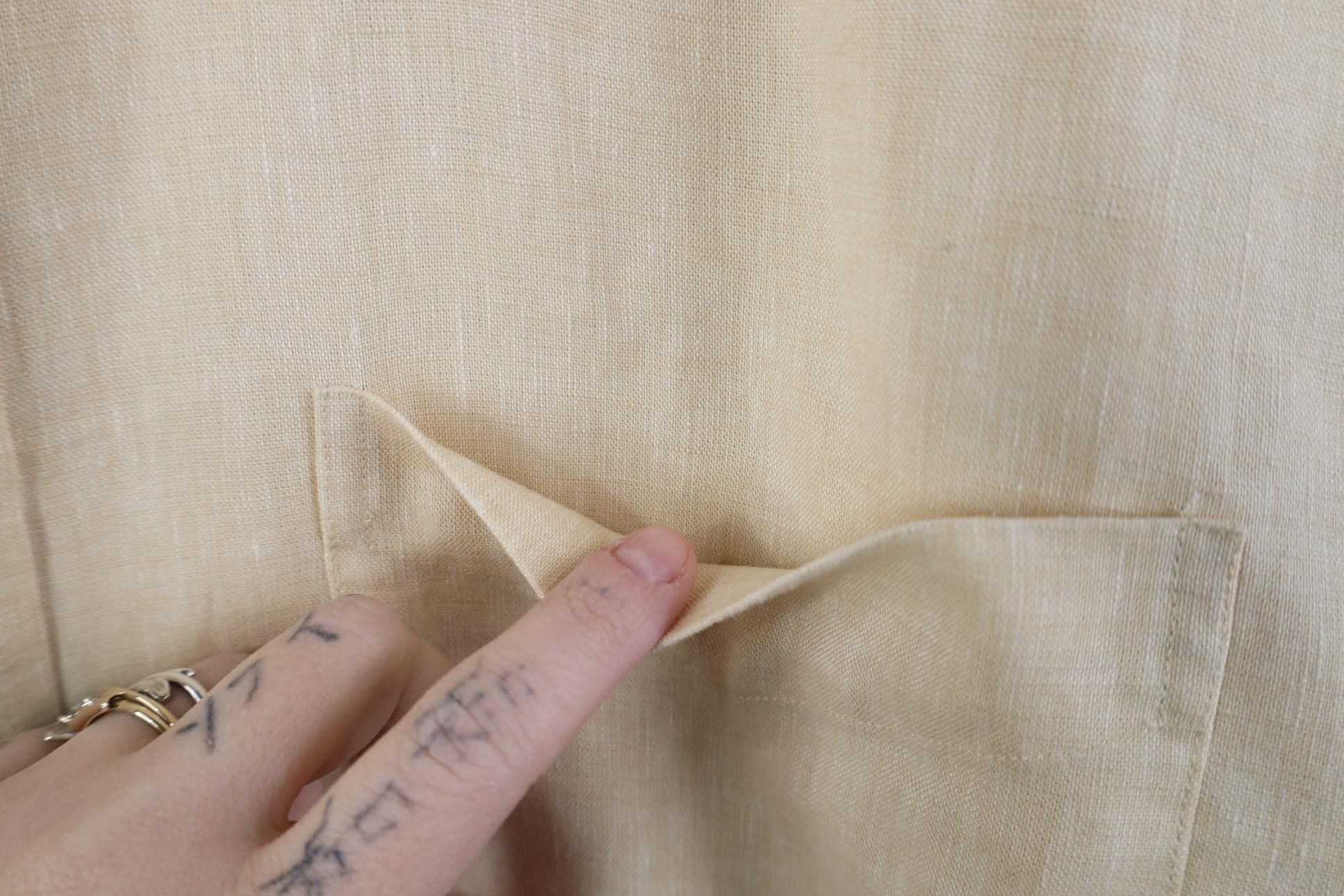 Jos. A. Bank Jos A Bank Baggy Linen Short Sleeve Collared Button Shirt Size US XL / EU 56 / 4 - 6 Thumbnail
