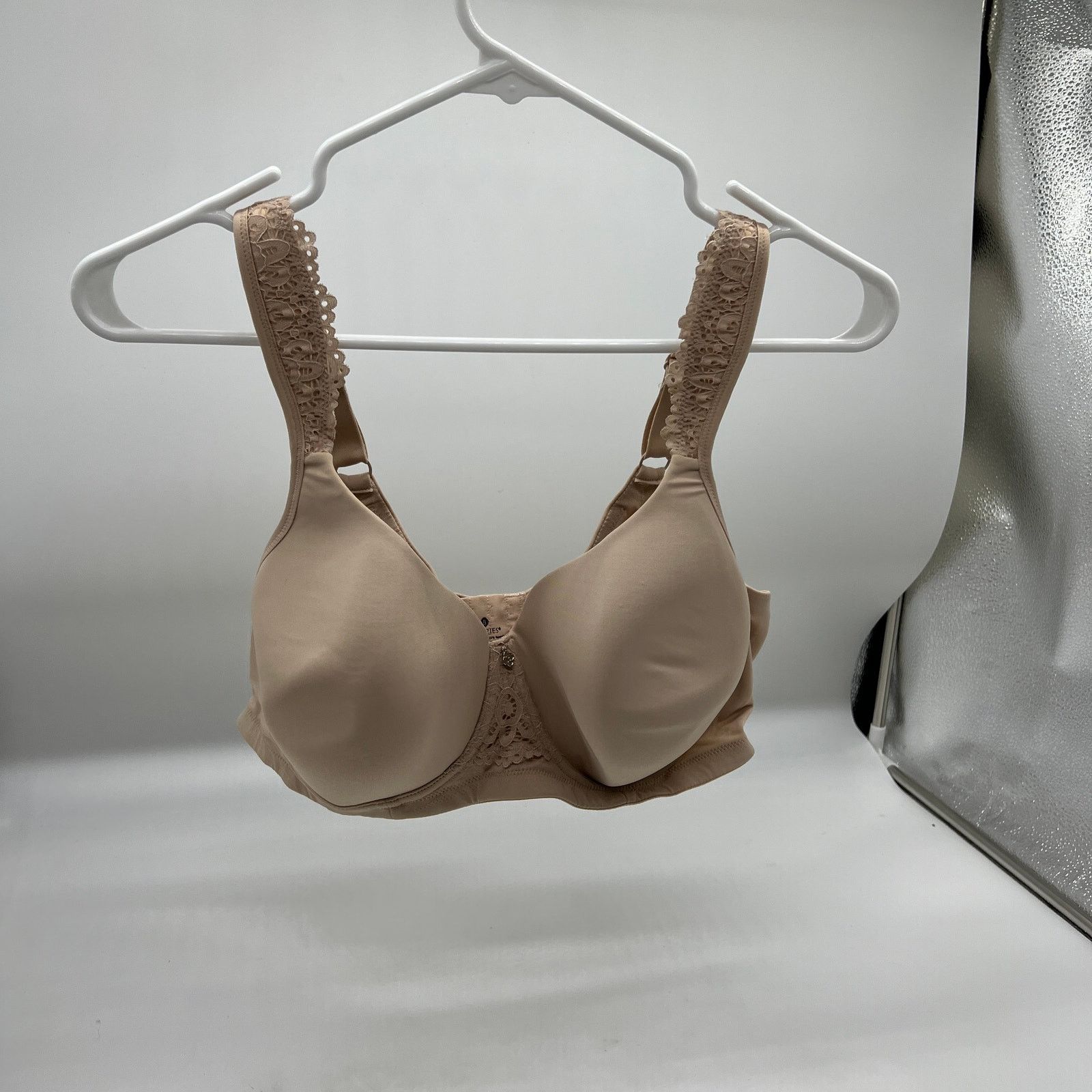Other Breezies Luxe Lace Wirefree T-Shirt Bra Sunbeige 44 C Size M / US 6-8 / IT 42-44 - 5 Thumbnail