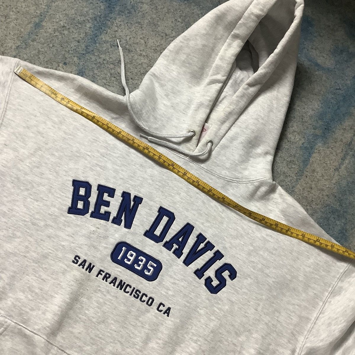 Ben Davis × Vintage 90s Ben Davis Boxy Hoodie Vintage Size US XL / EU 56 / 4 - 12 Thumbnail